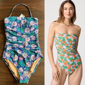 J.Crew Floral One-Piece Swimsuit